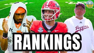 SEC Football Power Rankings Week 10 Edition [upl. by Nace]