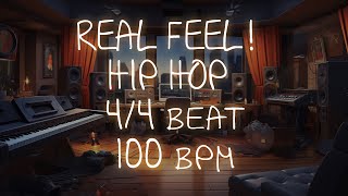 44 Drum Beat  100bpm HIP HOP REAL FEEL [upl. by Callida624]