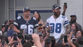 Post Malonedesigned Dallas Cowboysthemed Raising Canes restaurant opens in Dallas [upl. by Enilegnave]