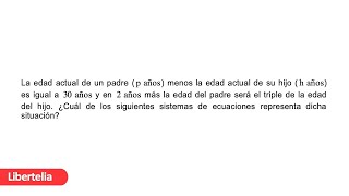 Ejercicio sistema de ecuaciones de 2x2 y lenguaje algebraico  Libertelia [upl. by Bitthia211]