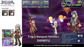 DFFOO GL Frogs Banquet Heretics SHINRYU White Crystal Run Aricela BT Phase [upl. by Odine]