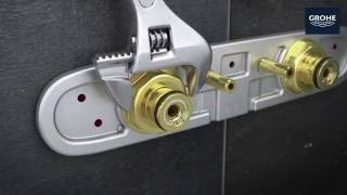 Installationsvideo GROHE Rainshower System SmartControl [upl. by Keifer]