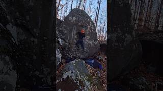 The Kessel Run V4 at Haycock Mountain bouldering outdoors climbing rockclimbing [upl. by Giuliana600]