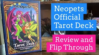 Neopets Official Tarot Deck Review and Flip Through [upl. by Nnylram]