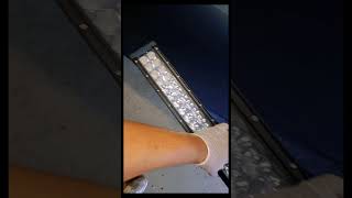 LED light bar install carpaint edit automobile [upl. by Adnicul]