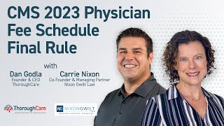 CMS 2023 Final Rule Interpreting the Medicare Physician Fee Schedule [upl. by Aeriell157]