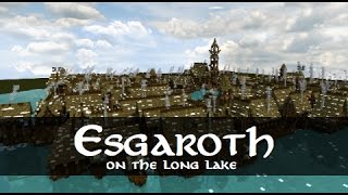 Minecraft Esgaroth  Settlement on the Long Lake [upl. by Marcello]