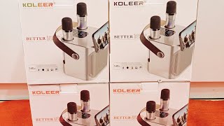 speaker koleer S882 សេរីថ្មីទើបតែចេញមកដល់ថ្មីក្តៅៗប្រភេទ karaoke ងាយស្រួលខ្លួនចល័តគ្រប់ទីកន្លែង [upl. by Aleacim191]