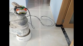 How to polish and maintain Marble Floor and Homogeneous Tiles Floor [upl. by Nyssa]