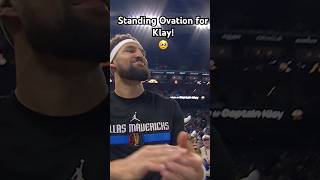 Warriors fans give a warm welcome to Klay Thompson in his return to the Bay 🏆Shorts [upl. by Eelyram]