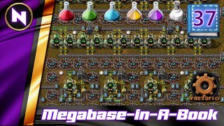 Modular URANIUM Processing incl Kovarex 37  Factorio MegabaseInABook Lets Play [upl. by Nelyaw]