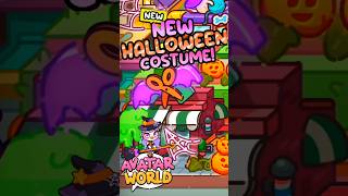 Avatar World New Update Tutorial Halloween Costume avatarworld pazu pazugames shorts [upl. by Adanama]