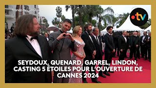 Cannes2024  casting 5 étoiles pour le film douverture du 77ᵉ Festival de Cannes [upl. by Fachini]