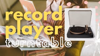 Turntable Record Player Set Up amp Review  Very Detailed Turntable Setup for Beginners 🍄 BEST CHEAP [upl. by Niuqaoj]