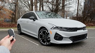 2022 Kia K5 GT Line Start Up Test Drive Walkaround POV and Review [upl. by Recnal]