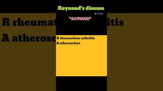 Raynauds diseasemedicineshorts [upl. by Sharman]