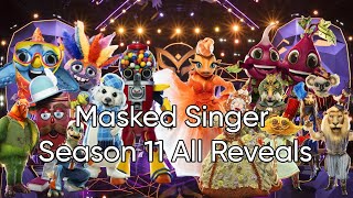 Masked Singer Season 11 All Reveals [upl. by Archer938]