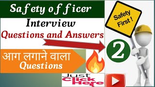 Safety Interview Questions and Answers  Safety Interview  Safety Officer interview questions [upl. by Fiorenze]