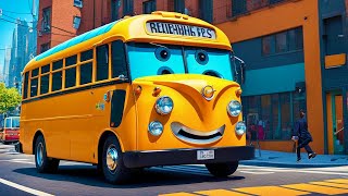 Wheels on the Bus  Nursery Rhymes  Kids Songs  Fun and Learning [upl. by Beller]