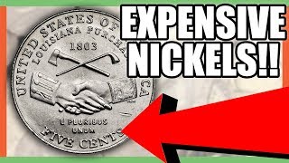 2004 NICKELS WORTH MONEY  RARE NICKELS TO LOOK FOR IN YOUR POCKET CHANGE [upl. by Romeo]