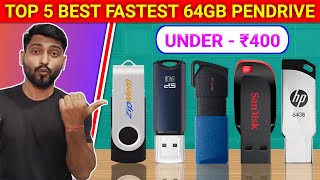 🔥Top 5 Best 64GB Fastest Pendrive Under 400⚡September 2023  Best 64GB Pendrive In 2023 [upl. by Ahsekyt]