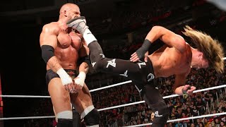 Dolph Ziggler VS Triple H Raw Highlights [upl. by Anomer]