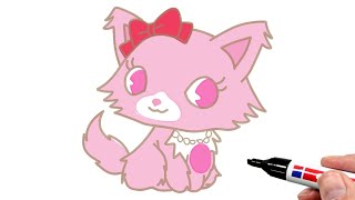 How to Draw Garnet From Jewelpet [upl. by Miriam964]