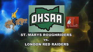 Roughrider Football St Marys vs London Week 13 OHSAA Playoffs [upl. by Thorrlow]