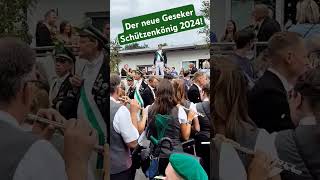 Der neue Geseker Schützenkönig 2024 schützenfest musik [upl. by Ezarras]