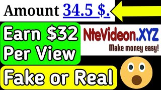 Ntevideon Real or Fake  Ntevideonxyz Payment Proof  Ntevideonxyz Withdraw  Ntevideonxyz Review [upl. by Dexter]