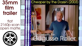 Cheaper by the Dozen 2003 35mm film trailer flat open matte 2160p [upl. by Gustaf]