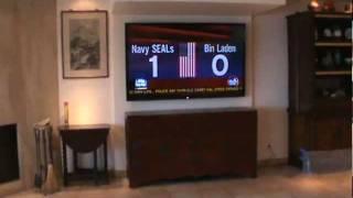 70 inch LCD Flat Screen TV Installation [upl. by Halle719]