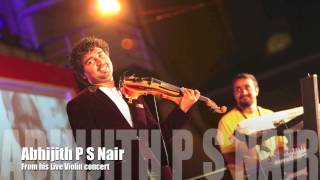 Ethrayo janmamay From Abhijith P S Nair Live violin concert [upl. by Caughey]