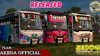 TEAM AKBDA  ZEDONE MOD V1 RELEASED ♥️FIRST TATA ZEDONE MOD IN BUSSID [upl. by Anavoj]