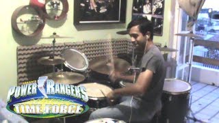 Power Rangers Time Force DrumCover [upl. by Lletnom]