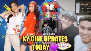 KYCINE UPDATES 💜 KYLE ECHARRI GOING LAS VEGAS NA  FRANCINE DIAZ TAPPING WITH BENCH amp JOLLIBEE DL [upl. by Aratak]