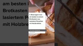 Bäckerin gibt Tipps So lagert man Brot richtig [upl. by Suisyola285]