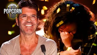 12 Year Old Singer STUNS Simon Cowell and The Crowd [upl. by Hewart]