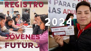 Como REGISTRARSE al programa Jovenes Construyendo el Futuro 2024 [upl. by Hsreh]