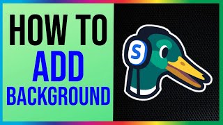 How to Add Background in Streamyard EASY [upl. by Atiken890]