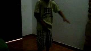 Jampiere Bailando Como Michael Jackson [upl. by Nimesay17]