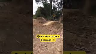 Mountain Biking  Learning how to do The Scorpion 🦂 mtb sendit funny scorpion mtbforfails [upl. by Sybil]