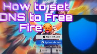 How to set DNS to Free Fire  FREE FIRE [upl. by Flore233]