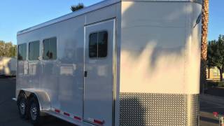 Brand New Featherlite 9409 3 Horse Slant Trailer [upl. by Chabot170]