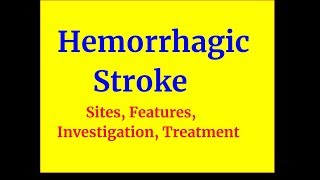 Hemorrhagic Stroke [upl. by Arihaj684]