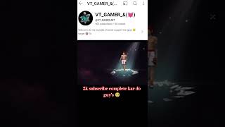 Subscribe kar do bhai please 🥺freefiregaming shortvideo viralshort vtgamer [upl. by Osnerol533]