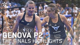 Genova Premier Padel P2 Highlights day 5 women [upl. by Soalokcin320]