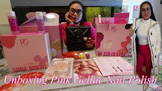 Unboxing Pink Gellac GelPolish amp Winter Coat DutchFilipina Couple [upl. by Enyedy]