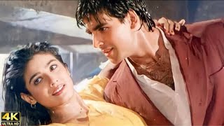 Tip Tip Barsa Pani 4K HD Video Mohra  Alka Yagnik Udit Narayan  Raveena Tandon Akshay Kumar [upl. by Jandy720]