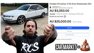 The Car Market Has CRASHED In Australia amp I Might Have To Sell One Of My Cars [upl. by Ojyma476]